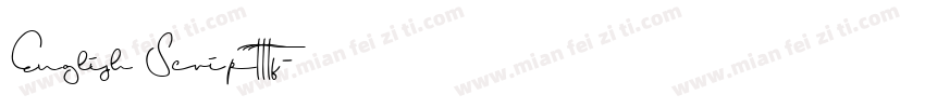 English Scriptttf字体转换